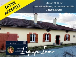 maison-villa à la vente -   32200  GIMONT, surface 97 m2 vente maison-villa - APR714295